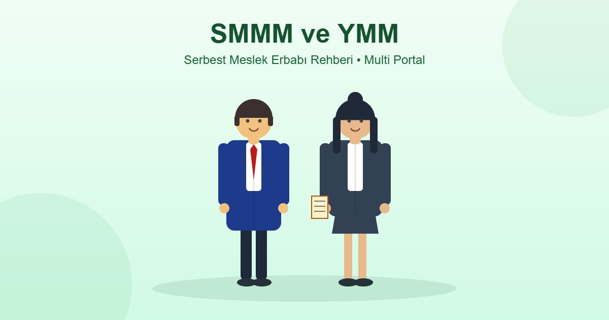 Serbest meslek erbabı mali müşavir - takım elbiseli bay ve bayan SMMM