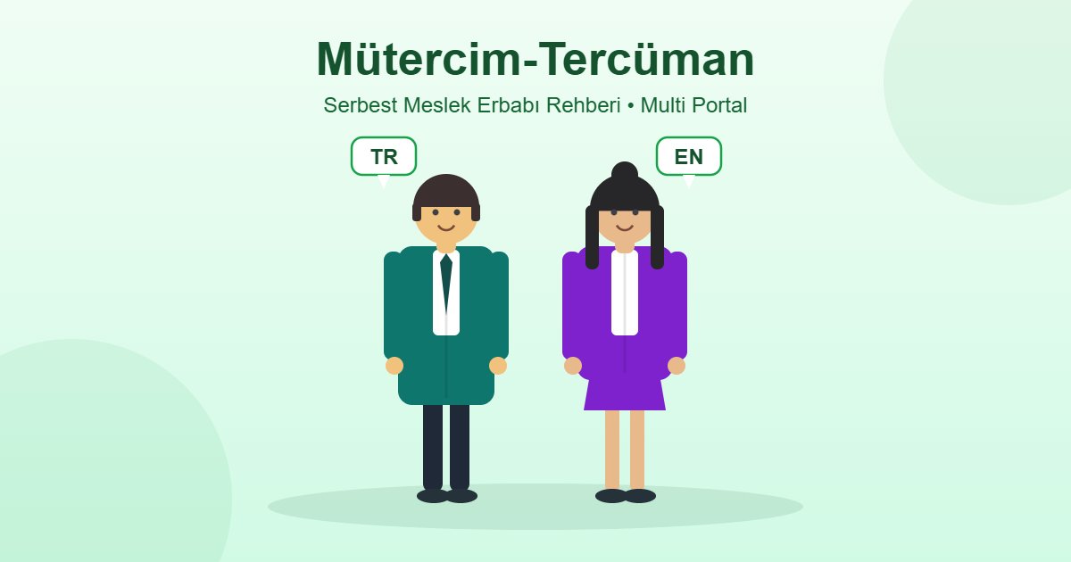 Serbest meslek erbabı mütercim tercüman - resmi kıyafetli bay ve bayan çevirmen